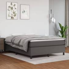 vidaXL szürke műbőr rugós ágykeret 140x200 cm ágy és ágykellék