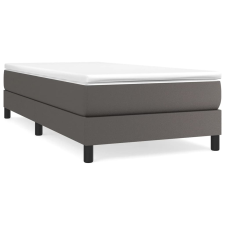 vidaXL szürke műbőr rugós ágykeret 80 x 200 cm (3120668) ágy és ágykellék