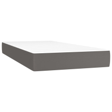 vidaXL szürke műbőr zsebrugós ágymatrac 80 x 200 x 20 cm (347686) ágy és ágykellék