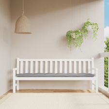 vidaXL Szürke oxford szövet kerti padpárna 200 x 50 x 7 cm lakástextília