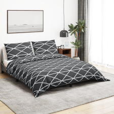 vidaXL szürke pamut ágyneműhuzat-garnitúra 200 x 200 cm lakástextília
