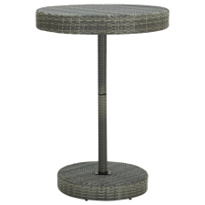 vidaXL szürke polyrattan kerti asztal 75,5 x 106 cm (45860) kerti bútor