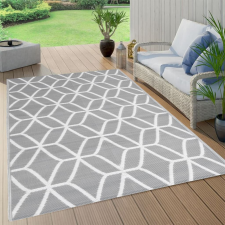vidaXL szürke PP kültéri szőnyeg 140x200 cm lakástextília