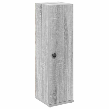 vidaXL szürke sonoma fürdőszobaszekrény tekercstartóval 20,5x22x72 cm (858520) fürdőszoba bútor