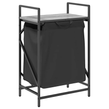 vidaXL szürke sonoma mosodai kosár 1 rekeszes polccal (859073) bútor