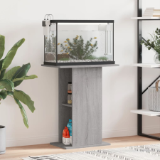 vidaXL szürke sonoma szerelt fa akváriumi állvány 60,5x36x72,5 cm halfelszerelések