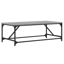 vidaXL szürke sonoma szerelt fa dohányzóasztal 100 x 50 x 35 cm (835332) bútor