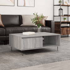 vidaXL Szürke sonoma szerelt fa dohányzóasztal 90 x 60 x 35 cm bútor