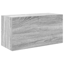 vidaXL szürke sonoma szerelt fa fali fürdőszobaszekrény 60x25x30 cm (860063) fürdőszoba bútor