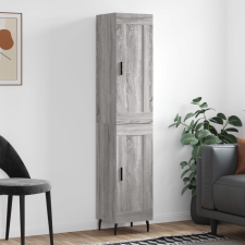 vidaXL szürke sonoma szerelt fa magasszekrény 34,5 x 34 x 180 cm bútor