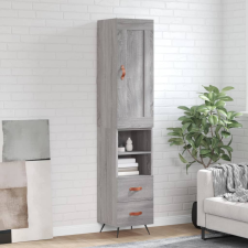vidaXL szürke sonoma szerelt fa magasszekrény 34,5 x 34 x 180 cm bútor