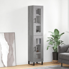 vidaXL szürke sonoma szerelt fa magasszekrény 34,5 x 34 x 180 cm bútor