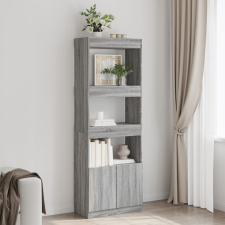 vidaXL szürke sonoma szerelt fa magasszekrény 63 x 33 x 180 cm bútor