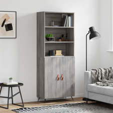 vidaXL szürke sonoma szerelt fa magasszekrény 69,5 x 34 x 180 cm bútor