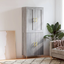 vidaXL szürke sonoma szerelt fa magasszekrény 69,5 x 34 x 180 cm bútor