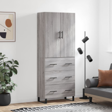 vidaXL szürke sonoma szerelt fa magasszekrény 69,5 x 34 x 180 cm bútor
