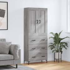 vidaXL szürke sonoma szerelt fa magasszekrény 69,5 x 34 x 180 cm bútor