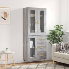 vidaXL szürke sonoma szerelt fa magasszekrény 69,5 x 34 x 180 cm bútor