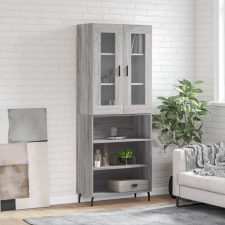 vidaXL szürke sonoma szerelt fa magasszekrény 69,5 x 34 x 180 cm bútor