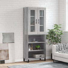 vidaXL szürke sonoma szerelt fa magasszekrény 69,5 x 34 x 180 cm bútor