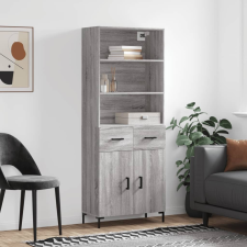 vidaXL szürke sonoma szerelt fa magasszekrény 69,5 x 34 x 180 cm bútor