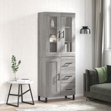 vidaXL szürke sonoma szerelt fa magasszekrény 69,5 x 34 x 180 cm bútor