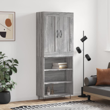 vidaXL szürke sonoma szerelt fa magasszekrény 69,5 x 34 x 180 cm bútor