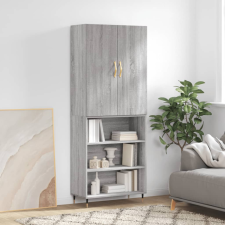 vidaXL szürke sonoma szerelt fa magasszekrény 69,5 x 34 x 180 cm bútor