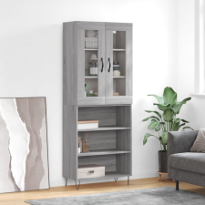 vidaXL szürke sonoma szerelt fa magasszekrény 69,5 x 34 x 180 cm bútor
