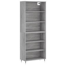 vidaXL szürke sonoma szerelt fa magasszekrény 69,5x32,5x180 cm (3189555) bútor