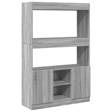 vidaXL szürke sonoma szerelt fa magasszekrény 92 x 33 x 140 cm (3309614) bútor
