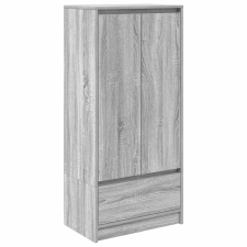 vidaXL szürke sonoma szerelt fa szekrény fiókkal 55,5x34x119,5 cm (861648) bútor