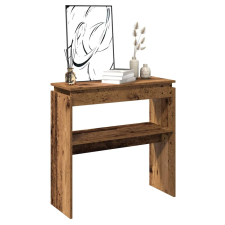 vidaXL szürke sonoma szerelt fa tálalóasztal 80x30x102 cm bútor