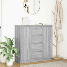 vidaXL szürke sonoma szerelt fa tálalószekrény fiókos 100,5x35x98,5 cm bútor