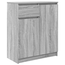 vidaXL szürke sonoma szerelt fa tálalószekrény fiókos 71x35x84 cm (861594) bútor