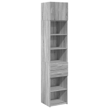 vidaXL szürke sonoma szerelt fa vékony tárolószekrény 45x42,5x225 cm (3281299) bútor
