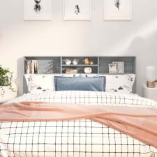 vidaXL szürke sonoma színű áthidalószekrény 180 x 19 x 103,5 cm ágy és ágykellék