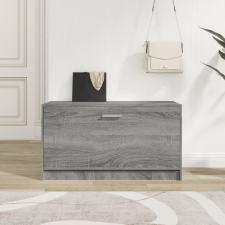vidaXL szürke sonoma színű cipőtároló pad 80x24x45 cm bútor