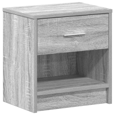 vidaXL szürke sonoma színű éjjeliszekrény fiókkal 39x28x41 cm (858759) bútor