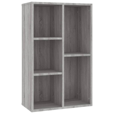 vidaXL szürke sonoma színű fa könyv-/tálalószekrény 50x25x80 cm (826612) bútor