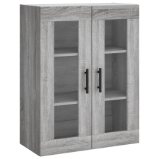vidaXL szürke sonoma színű fali szekrény 69,5x34x90 cm (828506) bútor