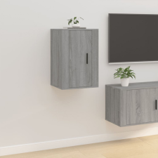 vidaXL szürke sonoma színű fali TV-szekrény 40x34,5x60 cm bútor