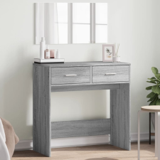 vidaXL szürke sonoma színű fésülködőasztal tükörrel 80x39x80 cm bútor