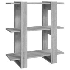 vidaXL szürke sonoma színű könyvszekrény/térelválasztó 80 x 30 x 87 cm (813579) bútor