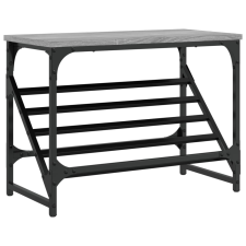 vidaXL szürke sonoma színű műfa cipőtartó 60x30x45 cm (833416) bútor