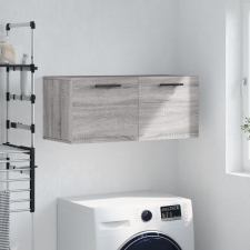 vidaXL szürke sonoma színű műfa faliszekrény 80 x 36,5 x 35 cm bútor