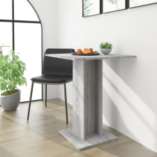 vidaXL szürke sonoma színű szerelt fa bisztróasztal 60 x 60 x 75 cm bútor