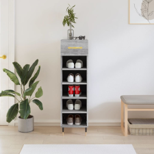 vidaXL szürke sonoma színű szerelt fa cipősszekrény 30 x 35 x 105 cm bútor