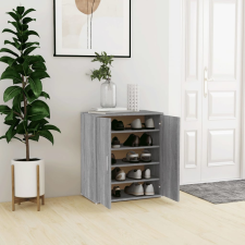 vidaXL szürke sonoma színű szerelt fa cipősszekrény 60 x 35 x 70 cm bútor