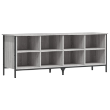 vidaXL szürke sonoma színű szerelt fa cipőszekrény 131x35x50 cm (831851) bútor